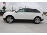 White Platinum Tri-Coat Ford Edge in 2010