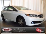 2013 White Orchid Pearl Honda Civic Hybrid Sedan #79569183