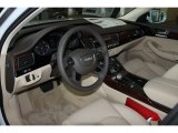 2014 Audi A8 L TDI quattro Velvet Beige Interior