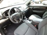 2013 Kia Sorento LX V6 AWD Black Interior