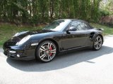2011 Black Porsche 911 Turbo Cabriolet #79569256