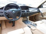 2004 BMW 5 Series 530i Sedan Beige Interior
