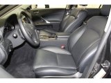 2010 Lexus IS 350 Black Interior
