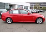 Crimson Red BMW 3 Series in 2010