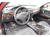 2010 BMW 3 Series 328i xDrive Sedan Black Interior