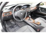 2008 BMW 3 Series 328xi Sedan Black Interior