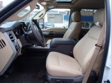 2013 Ford F350 Super Duty Lariat Crew Cab 4x4 Dually Adobe Interior