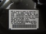 2006 Acura MDX  Info Tag