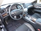 2012 Infiniti M Hybrid Sedan Graphite Interior