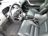 2008 Honda Civic EX-L Coupe Black Interior