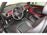 2013 Mini Cooper John Cooper Works Hardtop Championship Lounge Leather/Red Piping Interior