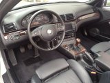 2002 BMW 3 Series 325i Convertible Black Interior