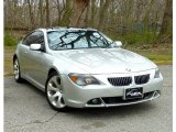 2005 Mineral Silver Metallic BMW 6 Series 645i Coupe #79628226