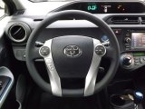 2013 Toyota Prius c Hybrid Three Steering Wheel