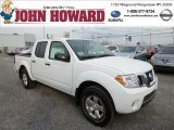 2013 Glacier White Nissan Frontier SV V6 Crew Cab 4x4 #79684700