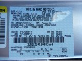 2013 MKZ Color Code for Ingot Silver - Color Code: UX