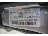 2010 RX-8 Color Code for Liquid Silver Metallic - Color Code: 38P
