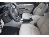 2013 Honda Civic Hybrid-L Sedan Beige Interior