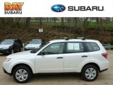 2010 Satin White Pearl Subaru Forester 2.5 X #79684532