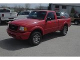 Bright Red Ford Ranger in 2002