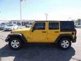 2007 Jeep Wrangler Unlimited Detonator Yellow