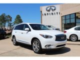 2013 Infiniti JX Moonlight White