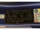 2008 Sportage Color Code for Smart Blue Metallic - Color Code: K6