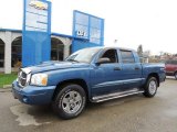 2005 Atlantic Blue Pearl Dodge Dakota SLT Quad Cab 4x4 #79712903