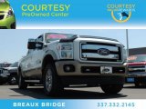 2011 White Platinum Metallic Tri-Coat Ford F250 Super Duty King Ranch Crew Cab 4x4 #79713698