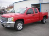 2013 Victory Red Chevrolet Silverado 1500 LT Extended Cab 4x4 #79713864