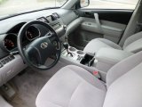 2008 Toyota Highlander 4WD Ash Gray Interior