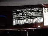 2010 E Color Code for Cuprite Brown - Color Code: 497