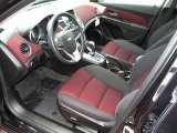2013 Chevrolet Cruze LT Jet Black/Sport Red Interior