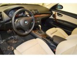 2009 BMW 1 Series 135i Coupe Savanna Beige/Black Boston Leather Interior