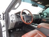 2012 Ford F350 Super Duty King Ranch Crew Cab 4x4 Dually Chaparral Leather Interior