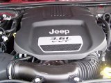 2013 Jeep Wrangler Rubicon 4x4 3.6 Liter DOHC 24-Valve VVT Pentastar V6 Engine