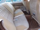 1976 Oldsmobile Cutlass Salon Sedan Rear Seat