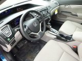 2013 Honda Civic EX Sedan Gray Interior