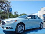 2013 Ice Storm Metallic Ford Fusion Hybrid Titanium #79813947