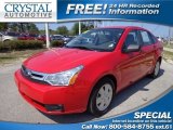 2008 Vermillion Red Ford Focus S Sedan #79814359