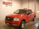 2005 Bright Red Ford F150 XL SuperCab 4x4 #79872751