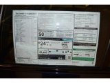 2013 BMW 5 Series 535i Sedan Window Sticker