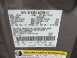 2013 F150 Color Code for Sterling Gray Metallic - Color Code: UJ