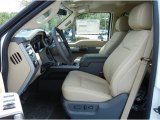 2013 Ford F250 Super Duty Lariat Crew Cab Adobe Interior