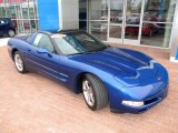 Electron Blue Metallic Chevrolet Corvette in 2002