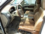 2006 Ford F150 King Ranch SuperCrew 4x4 Castano Brown Leather Interior