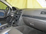 2009 Ford Fusion SEL V6 Blue Suede Alcantara Blue Suede/Charcoal Black Leather Interior