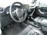 2011 Jeep Wrangler Unlimited Sahara 4x4 Black Interior