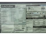 2013 Acura TSX Technology Window Sticker