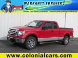 2009 Bright Red Ford F150 XLT SuperCab 4x4 #79950527